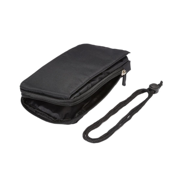 6.4 inch Multifunctional Waterproof Canvas Sports Storage Waist Packs / Phone Cases / Hiking Bag / Camping Bag with Hanging Hook for iPhone 7 Plus / 6S Plus / Galaxy S7 Edge+ / Galaxy Note 8(Black)