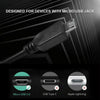 USB 2.0 Female to 2 Micro USB Male Cable, Length: About 30cm