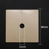 Square Hole Decoration Cover Wall Hole Plug, Style: 1.2cm Hole Gold