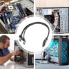 50cm Motherboard USB3.0 Panel Cable Front 19Pin To Dual-Port A Female Data Flat Cable