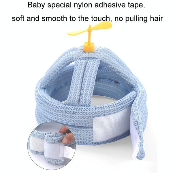 Bamboo Dragonfly Baby Toddler Anti-fall Pillow Protection Pad, Color: Blue