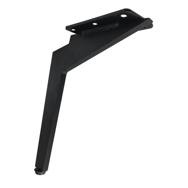 LH-DJ08 Adjustable Knife Shape Metal Furniture Support Legs, Height: 15.5cm(Matte Black)