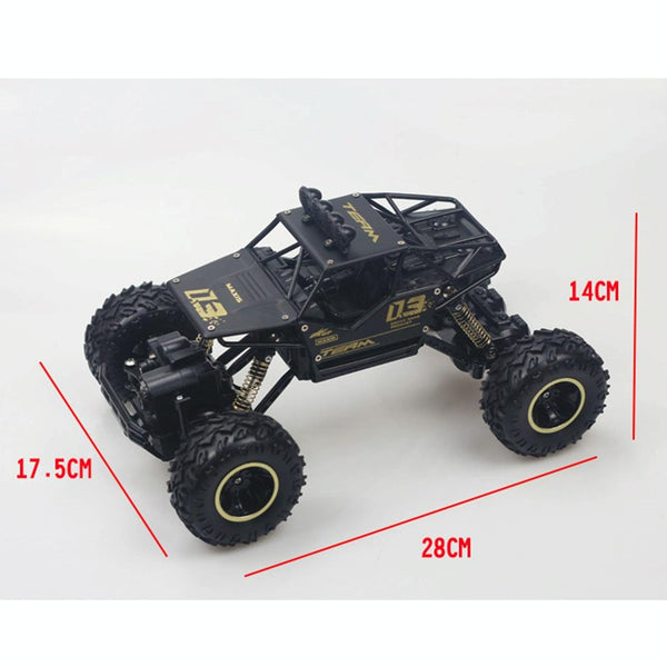 HD6026 1:16 Large Alloy Climbing Car Mountain Bigfoot Cross-country Four-wheel Drive Remote Control Car Toy, Size: 28cm(Red)