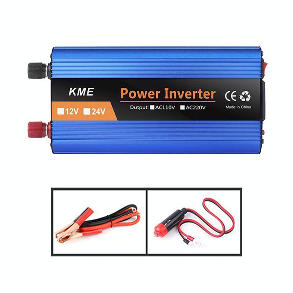 Carmaer 1200W Car Smart Multi-function Digital Display Inverter Household Power Converter, Specification:12V to 220V