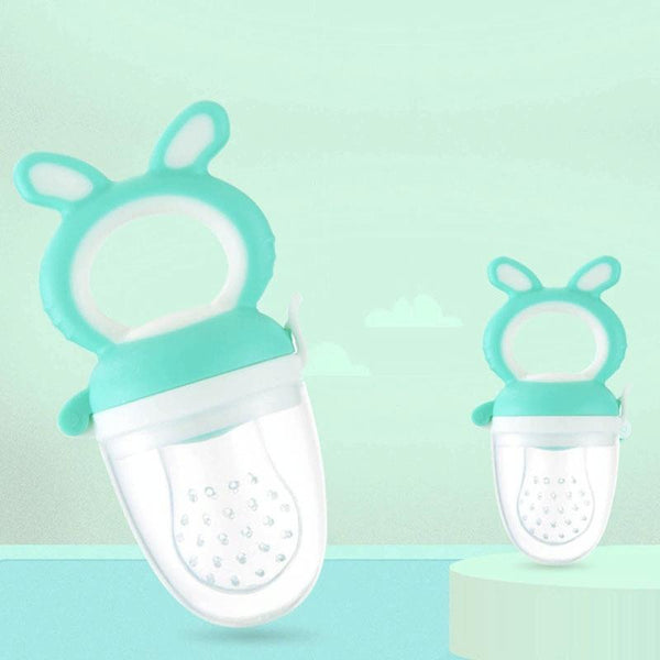 Baby Pacifier Fruit And Vegetable Auxiliary Feeder Baby Bites Feeder Nipples, Color: Small Purple
