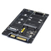 SATA 22PIN To MSATA Or M.2 NGFF SATA Card 2 In 1 SSD Converter Card With USB 3.0 Cable