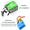 EB02 2.4G Wireless RC Boat Circulating Water-Cooled High-Speed Speedboat Racing Boat Model Toy(Green)