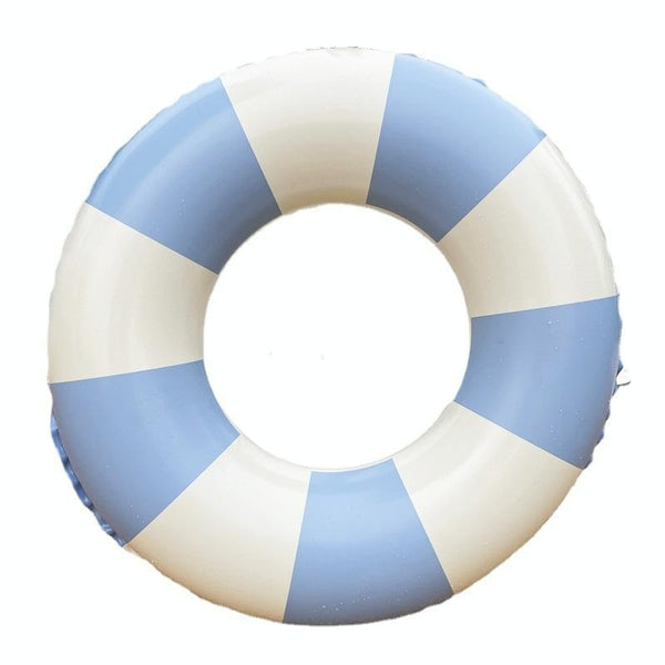 Thickened Children Swimming Ring Inflatable Underarm Ring 58cm(Striped Blue)