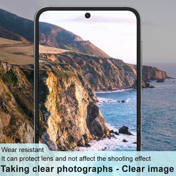 For Samsung Galaxy Z Flip6 1 Sets imak Integrated Lens Film + Glass Rear Screen Sticker Black Version