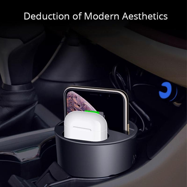 X9A Car QI Standard Charging Cup Wireless Fast Charger