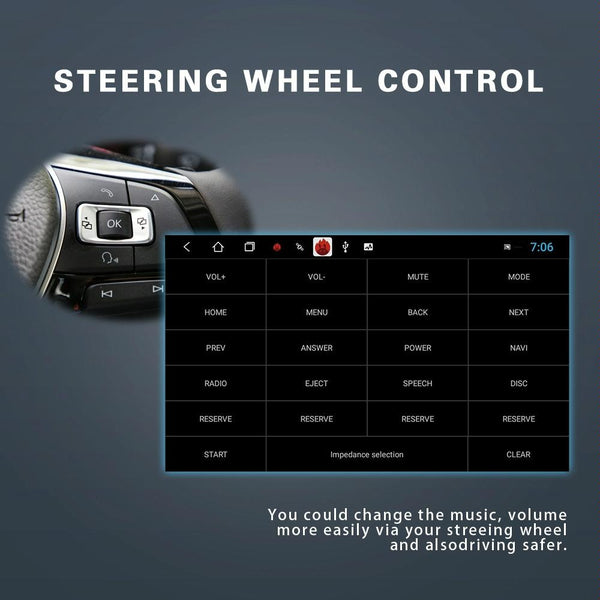 For Volkswagen Q3300KT 7-inch 1+16G Car Multimedia Player Navigation Bluetooth Reversing Integrated Machine Android 10.0, Style:Standard+12Lights Camera
