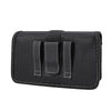 Oxford Cloth Mobile Phone Portable Waist Bag For 6.5 inch(Black)