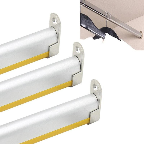 2pcs Wardrobe Closet Rod End Support Bracket Alloy Holder Hardware Furniture Accessories, Style: Normal
