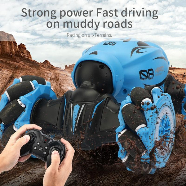 YDJ-D876 Gesture Sensing RC Stunt Car (Green)