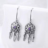 S925 Sterling Silver Temperament Earrings Hollow Earrings