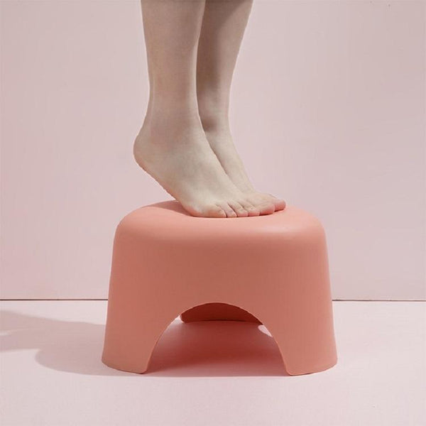 Children Stool Home Living Room Triangle Small Stool Anti-skid Short Plastic Stool, Size:Small(Red)