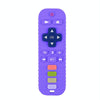 Baby Simulation Silicone Remote Control Can Press Tooth Glue Preventing Eating Hands Teething Stick, Color: 3rd Generation Purple