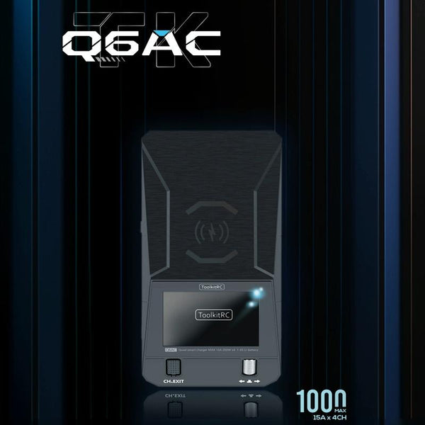 ToolkitRC Q6AC Airplane And Car Model Li-Po Battery Balance Charger(EU Plug)