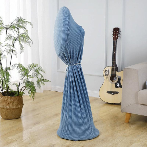 Round Elasticity Fan Dust Cover Household Use Fabric Fan Protective Cover, Size: 110x45cm(Gray)