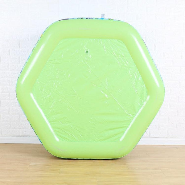 Children Inflatable Swimming Pool Baby Paddling Pool Family Hexagonal Bath, Size:133 x 133 x 50cm