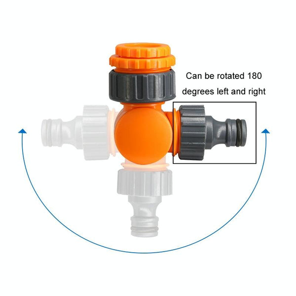 Washing Machine Faucet Connector 180 Degree Swivel Adapter, Specification: Adapter+6 Points Water Connection