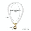N2209-9 Bow Ladies Temperament Necklace Collarbone Chain