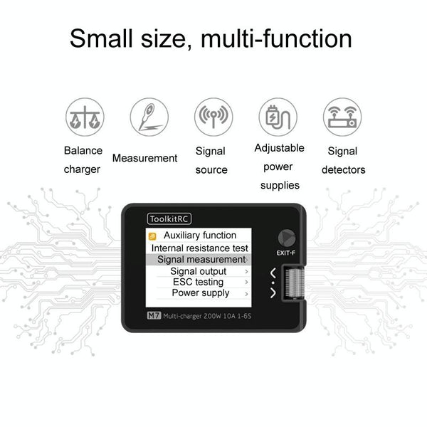 ToolkitRC M7 Boat Model Aviation Li-Po Battery Balance Charger(Black)