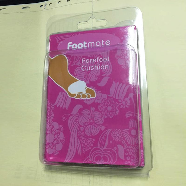 1 Pair Breathable Durable Honeycomb Forefoot Pad Pain-proof Foot Pad High Heels Insole for Women(White)