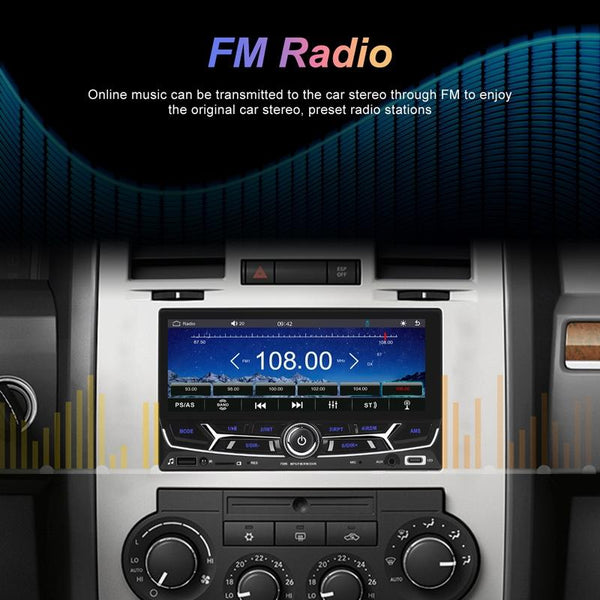6.86inch Dual Butt Button Knob Player MP5 With Backup Camera Function / Bluetooth / CarPlay(Standard)