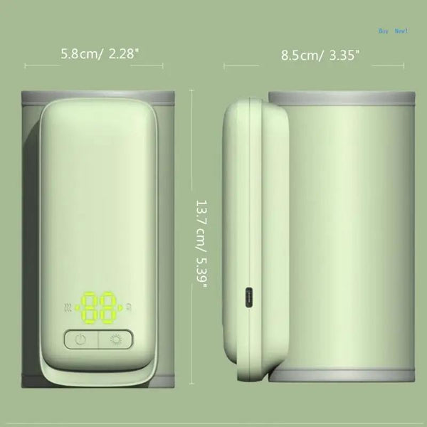 18W Baby Bottle Warmer With Digital Display & Night Light, Spec: Flagship Version