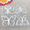 Four Butterflies Metal Embossing Cutting Die Hand Ledger Template