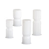 DIY Geometric Cylinder Vertical Stripe Candle Silicone Mold Resin Ornaments Mold, Spec: 001