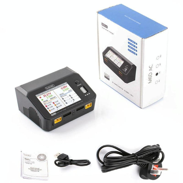 ToolkitRC M6DAC Dual Way Aeromodelling Drone Li-Po Battery Balance Charger(EU Plug)