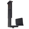 Universal PC Case Holder CPU Stand Hanging Adjustable Computer Mainframe Host Bracket, 300-500mm Height Adjustable, 145-235mm Width Adjustable(Black)