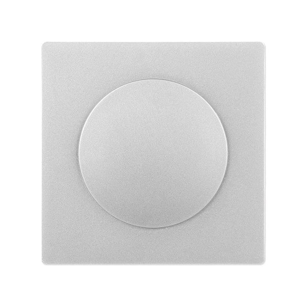 Square Air Conditioning Hole Decoration Cover Wall Hole Plug, Style: 9cm Silver