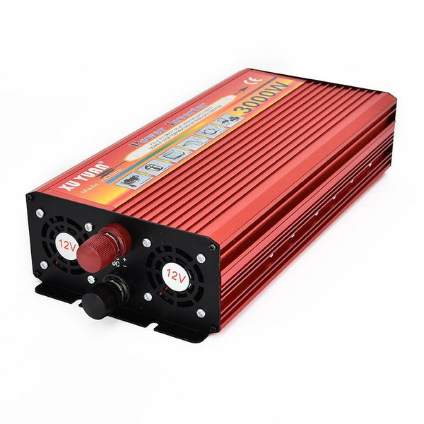 XUYUAN 3000W Inverter LED Display Converter, Specification: 12V to 220V