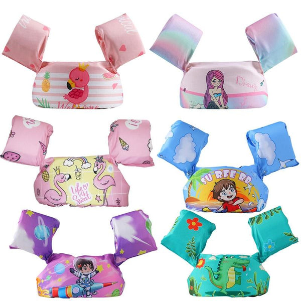 Children Swimming Foam Arm Ring Baby Swimming Equipment Floating Ring Water Sleeve Buoyancy Vest(Double Crown Bird)