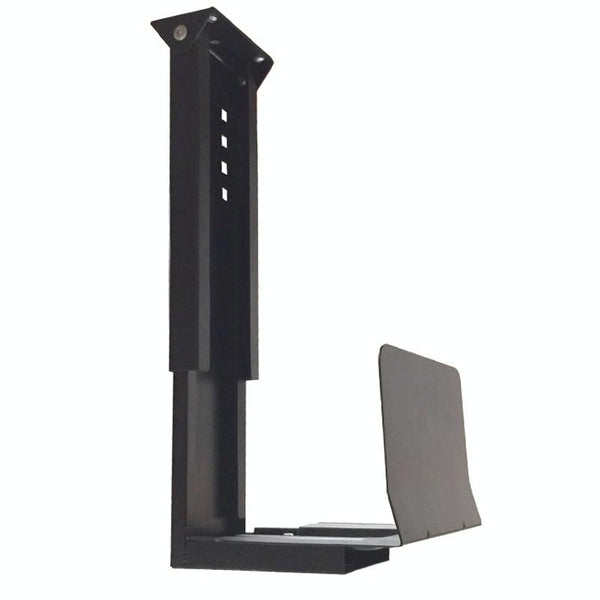 Universal PC Case Holder CPU Stand Hanging Adjustable Computer Mainframe Host Bracket, 300-500mm Height Adjustable, 145-235mm Width Adjustable(Black)