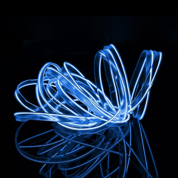 2M Cold Light Flexible LED Strip Light For Car Decoration(Blue Light)