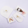 Epoxy Resin Mold Gypsum Candle Stand Arch Storage Tray Silicone Mold, Spec: U Shape Large