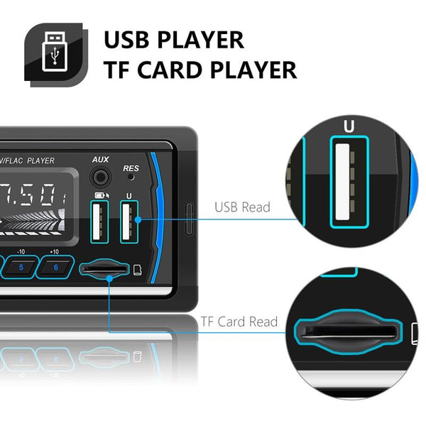 Dual USB Car DAB Digital U Disk Card Bluetooth Radio MP3 Player(SWM-M4)