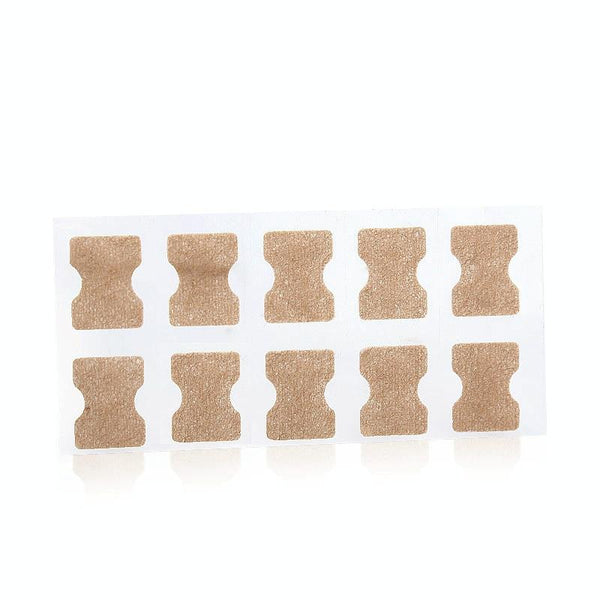 10 PCS Glue-free Orthopedic Nail Stick Toe Nail Groove Inlay Corrector(Transparent Bottom)