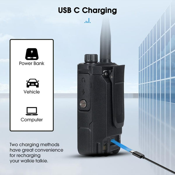 RETEVIS RA89 UV Dual-segment IP68 Waterproof Dual-guard Dual-standby Walkie Talkie(EU Frequency 144-146/430-440MHz)