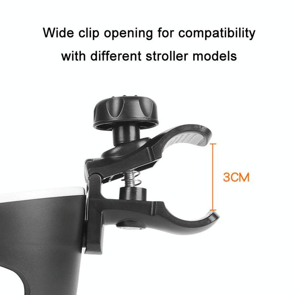 Baby Strollers Universal Multifunctional Bottle Cup Holder(Black)