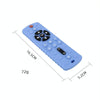 Baby Simulation Silicone Remote Control Can Press Tooth Glue Preventing Eating Hands Teething Stick, Color: 2nd Generation Blue