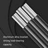 Camping Leisure Fishing Aluminum Alloy Portable Folding Chair, Size:Small(Black)