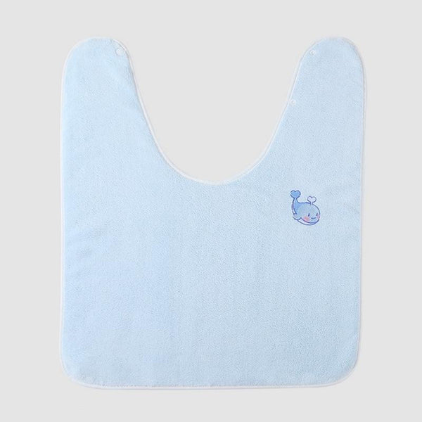 Children Wash Towel Brushing Baby Bib Not Wetsuit Multifunctional Facial Washing Towel, Color: Blue Whale