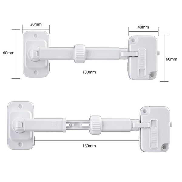 Window Limator Lock Children Safety Lock Anti-Theft Window Lock(White)