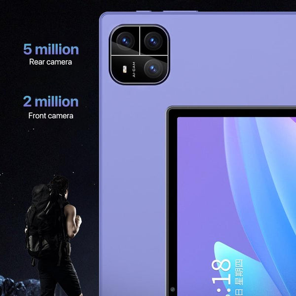 H90 10.1 inch 4G LTE Tablet PC, 4GB+64GB, Android 12 MTK6771 Octa Core, Support Dual SIM, EU Plug (Purple)