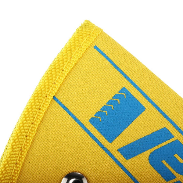 Car Safety Cover Strap Adjuster Pad Harness Seat Belt Adjuster(Yellow)